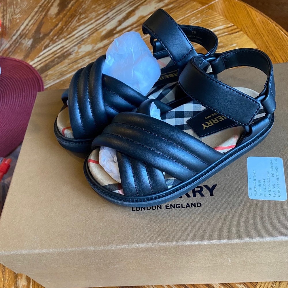 Burberry toddler sandals